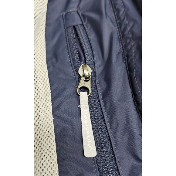 Columbia Omni-Tech Blue Women's Waterproof Hooded Jacket Size M - Picture 8 of 11